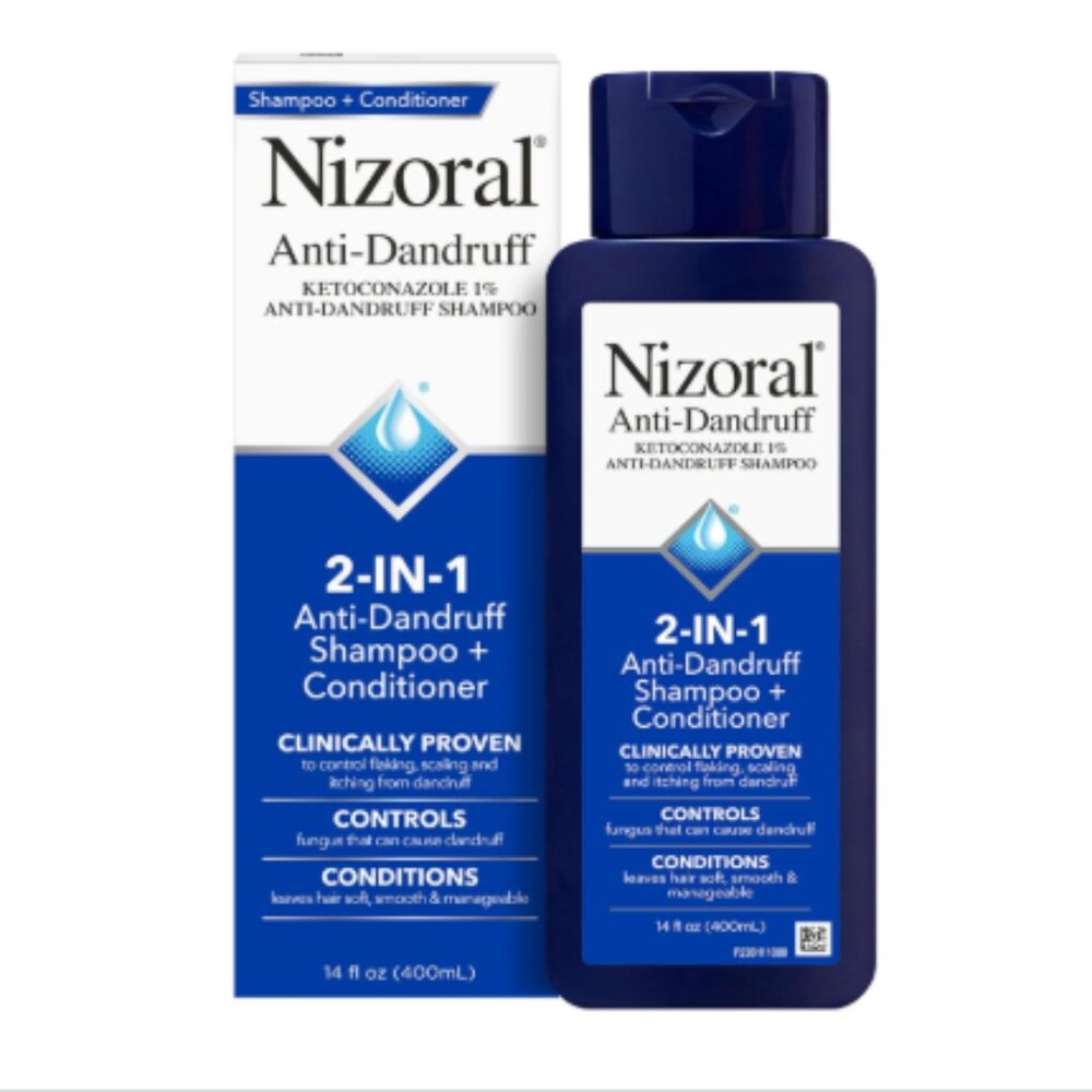 Nizoral 2-in-1 Anti Dandruff Shampoo and Conditioner, 14 Fl Oz,
